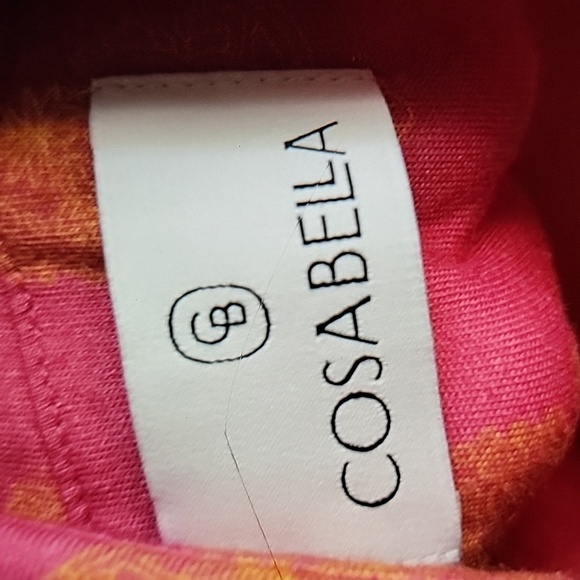 Cosabella Button Down Pajama Top Gown Shirt Size 2X Pink Pima Cotton Modal - Picture 5 of 9